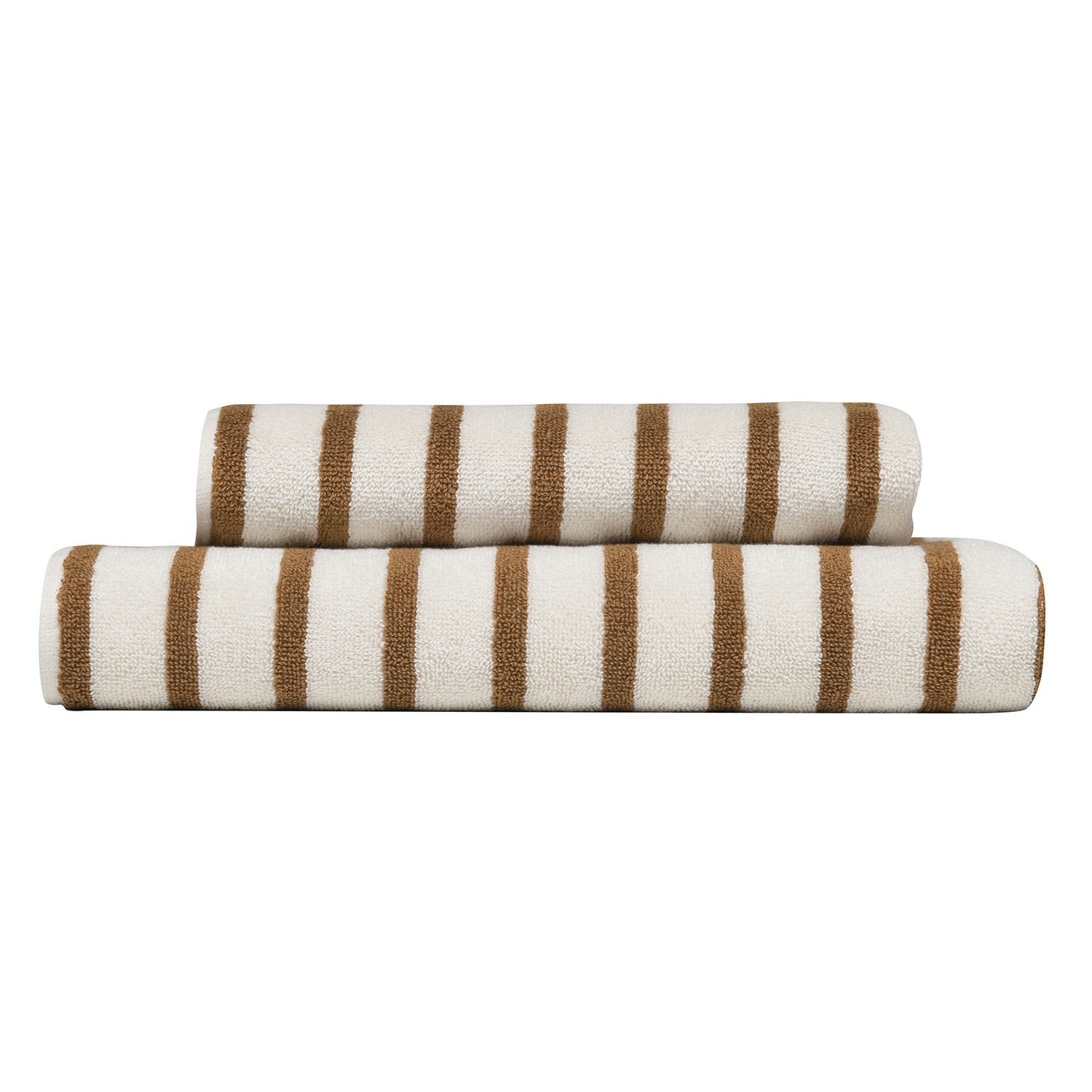 Høie Håndklæde Everyday Stripe, Okker 70x140 cm