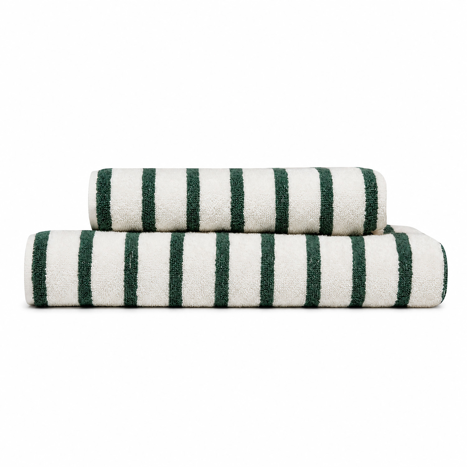 Høie Håndklæde Everyday Stripe, Nordisk Grøn 50x90 cm