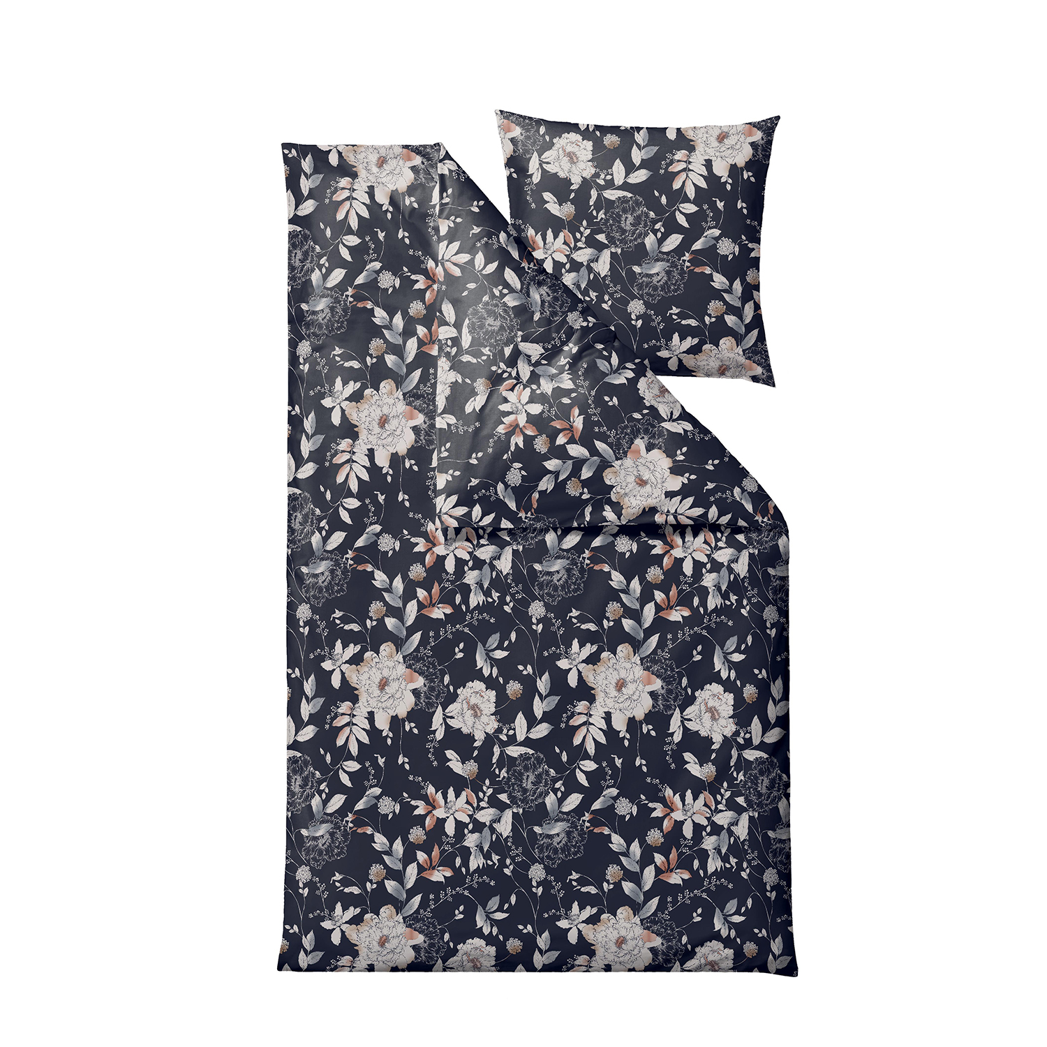 Södahl Sengesæt Garden Bloom 140x220 cm, Indigo