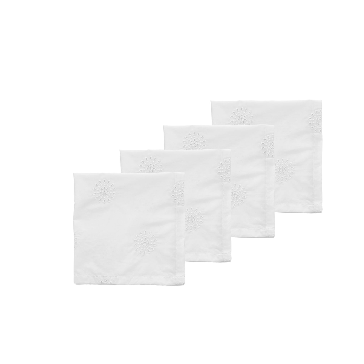 Södahl Stofservietter Daydream, White, 4 stk.