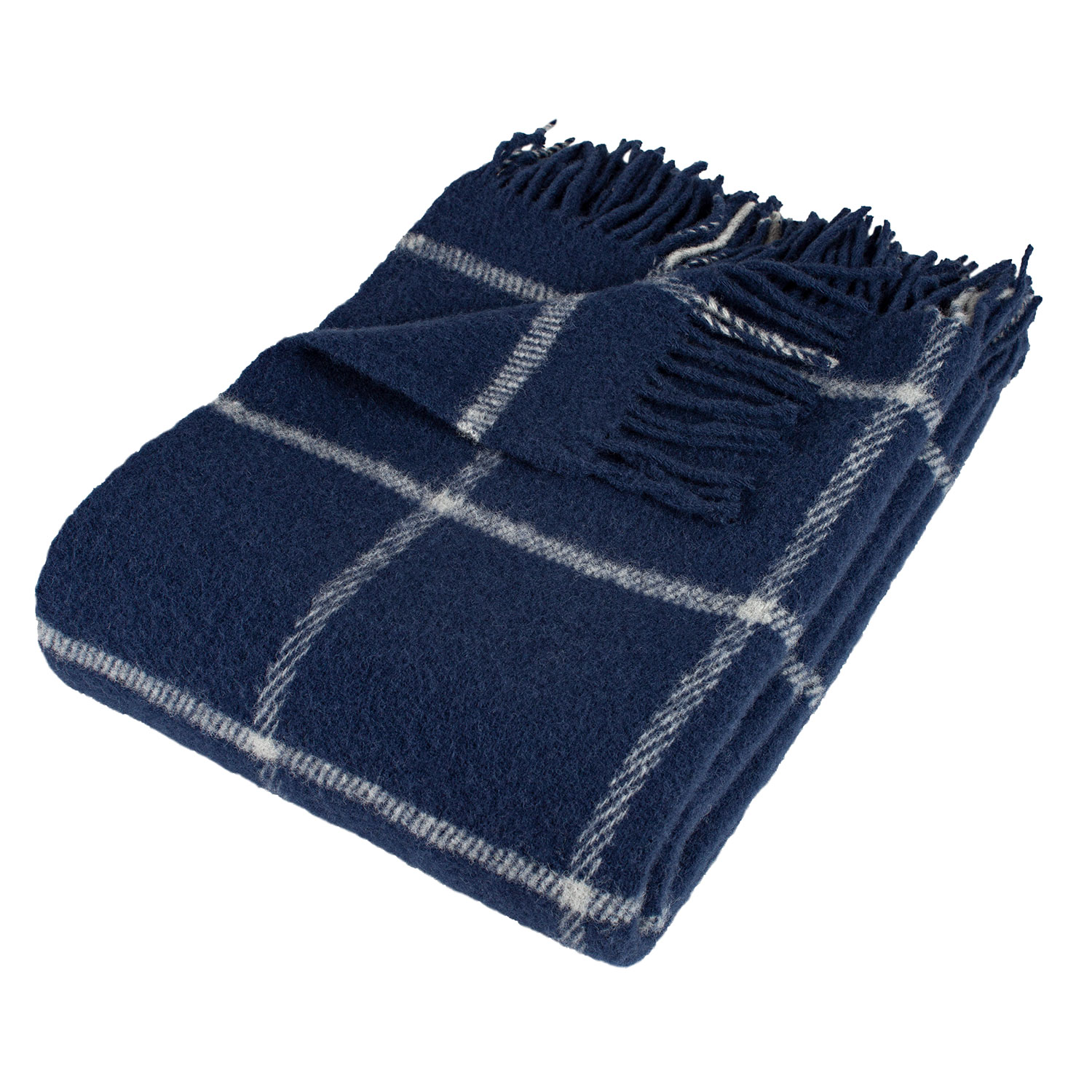 Se Arctic Uldplaid Thor, Royal Blue hos botex