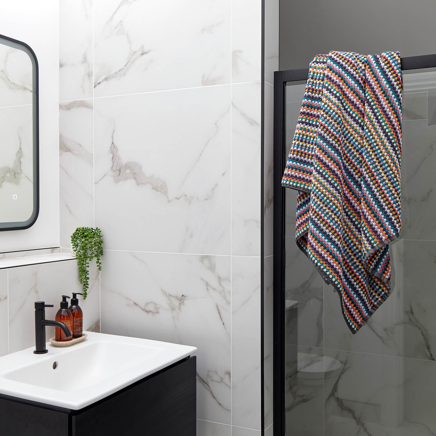 Christy Carnaby Stripe Håndklæde, Multi