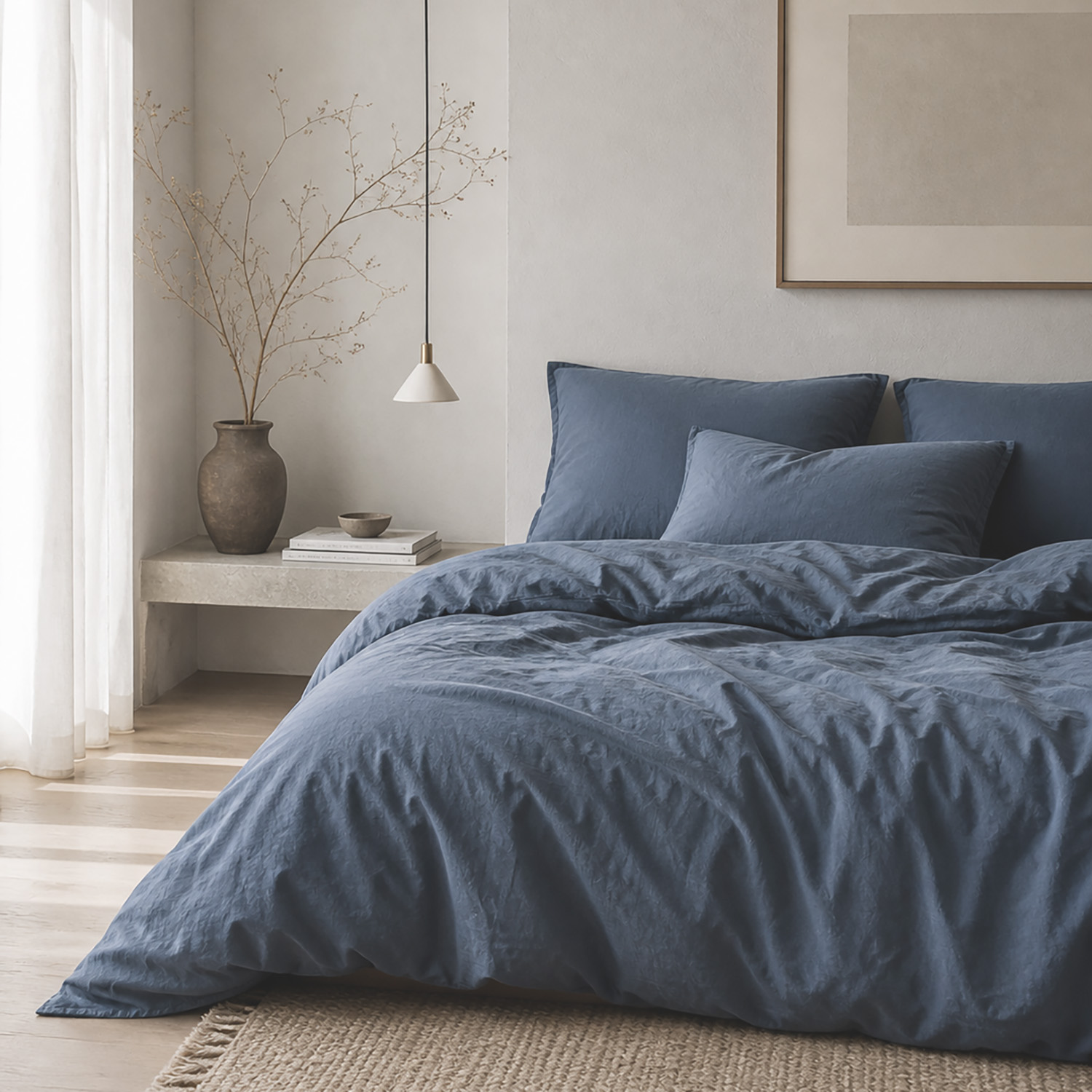 Compliments Sengesæt Stone, Dark Blue