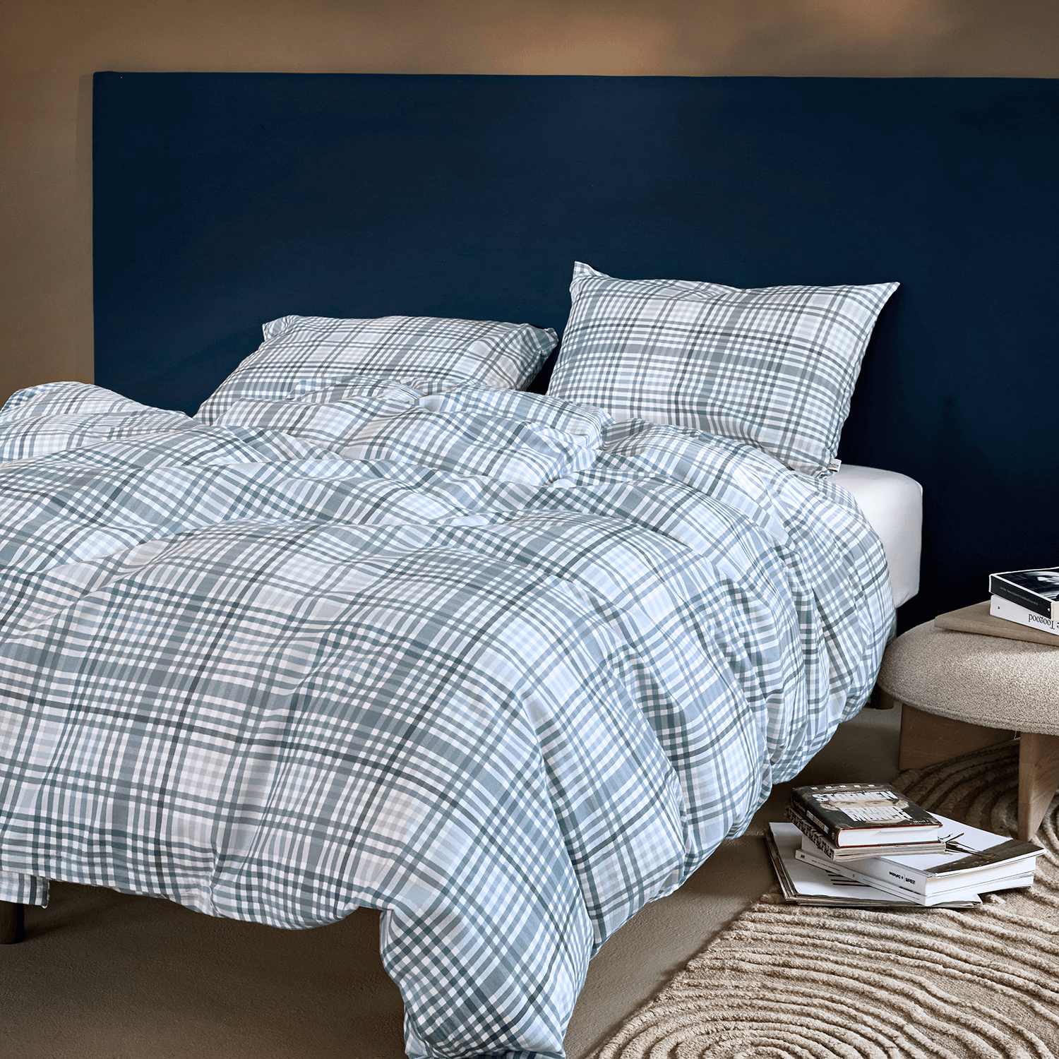 Høie Sengesæt David, Dæmpet blå