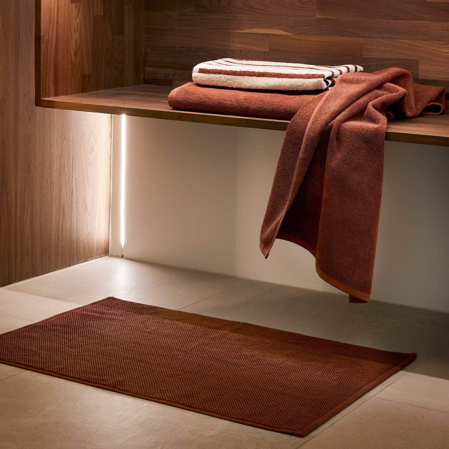 Høie Everyday Bademåtte, Terracotta