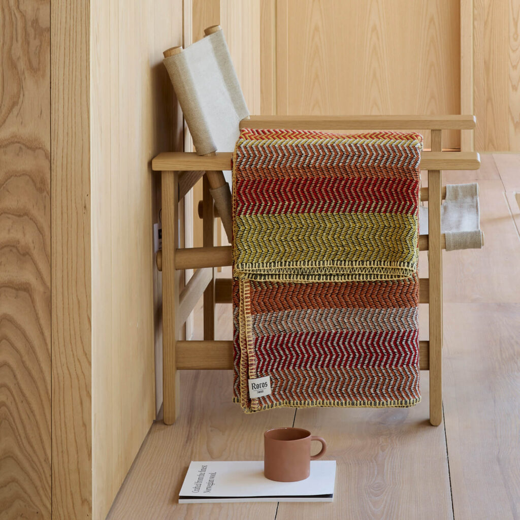 Røros Uldplaid Fri, Summer Red