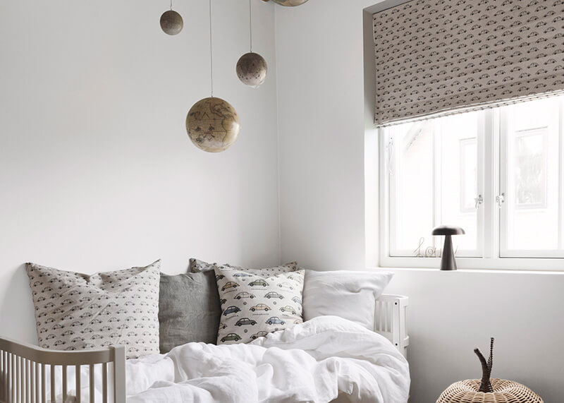 Pagunette rullegardiner med biler