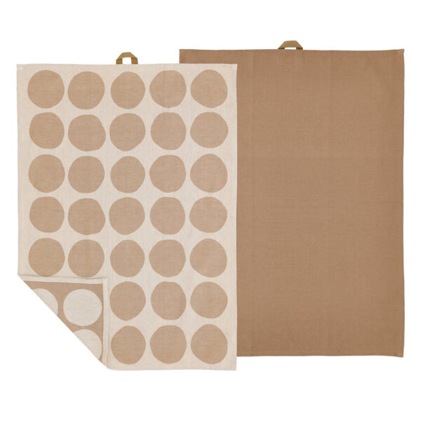 Södahl Viskestykker Bubbles, Warm Taupe, 2-pak
