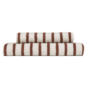 Høie Håndklæde Everyday Stripe, Terracotta