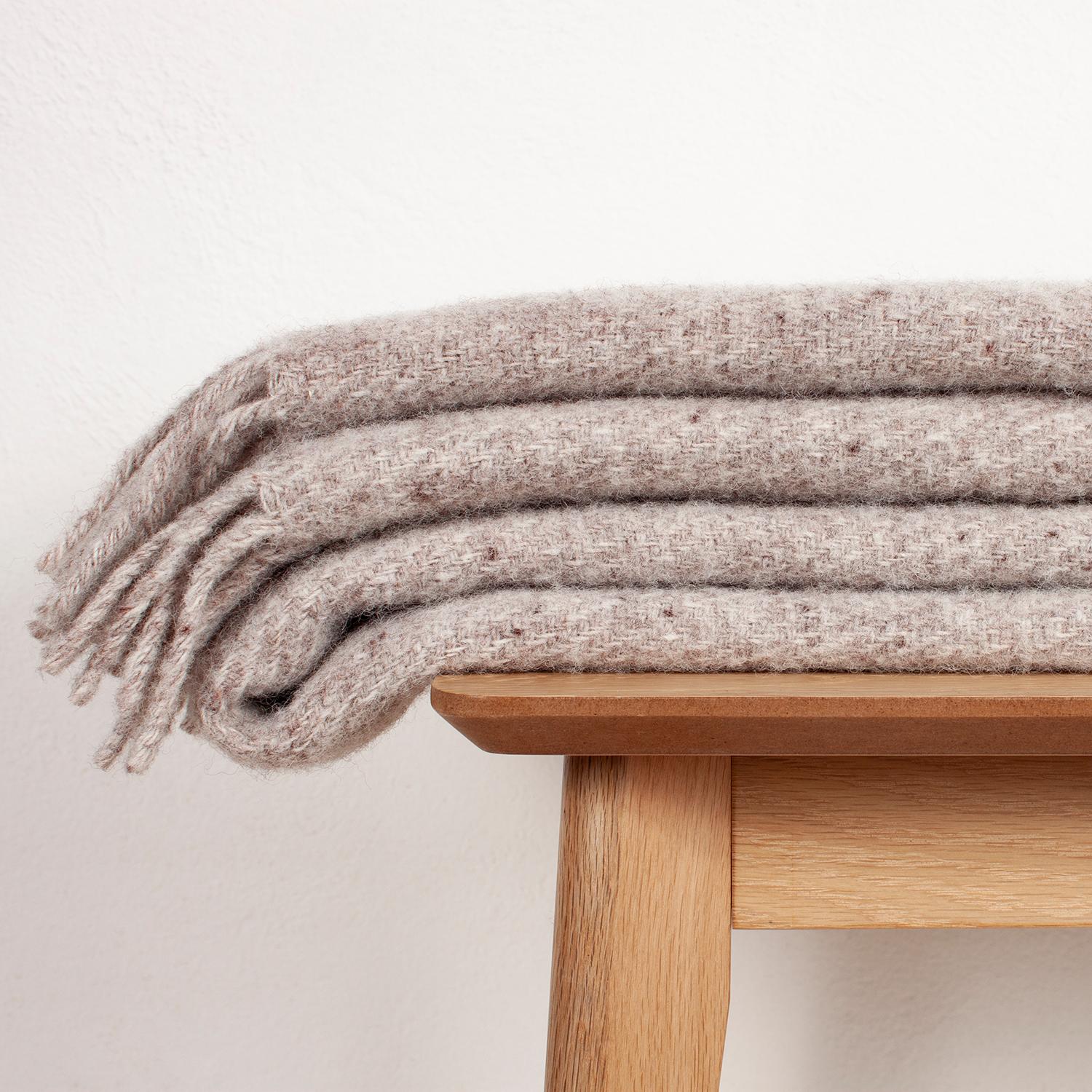 Arctic Uldplaid Toke, Smoke - Image 2