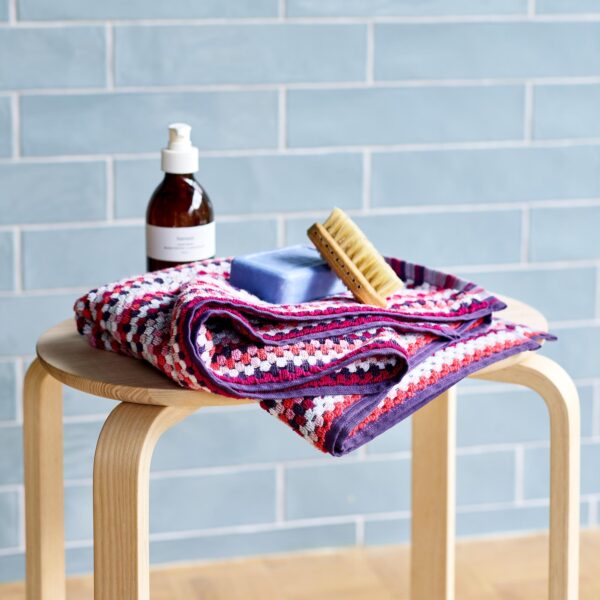 Christy  Håndklæde Carnaby Stripe, Berry - Image 2