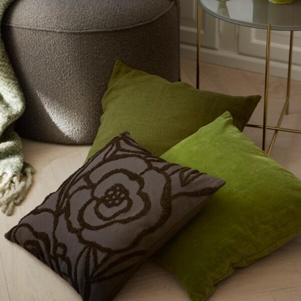 Cozy Living Betræk til Sofapude Linen, Dusty Green - Image 2