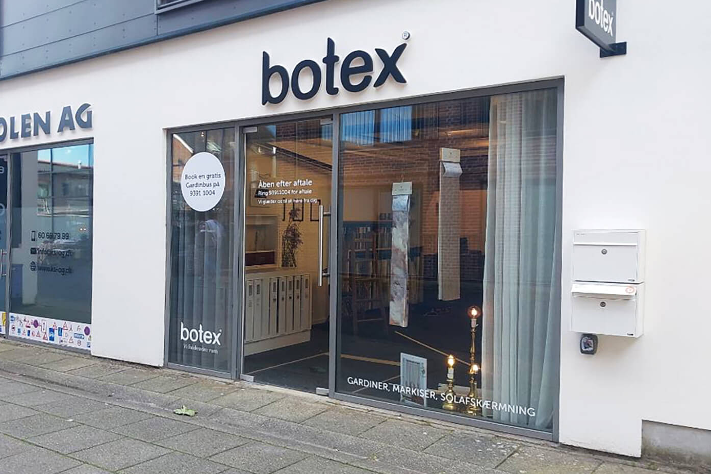 Botex Silkeborg butiksfacade