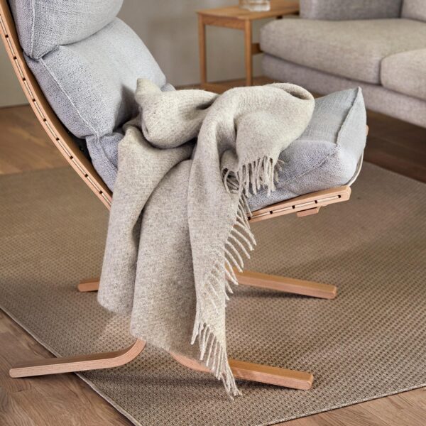 Høie Plaid Falketind, Naturlig Beige - Image 2