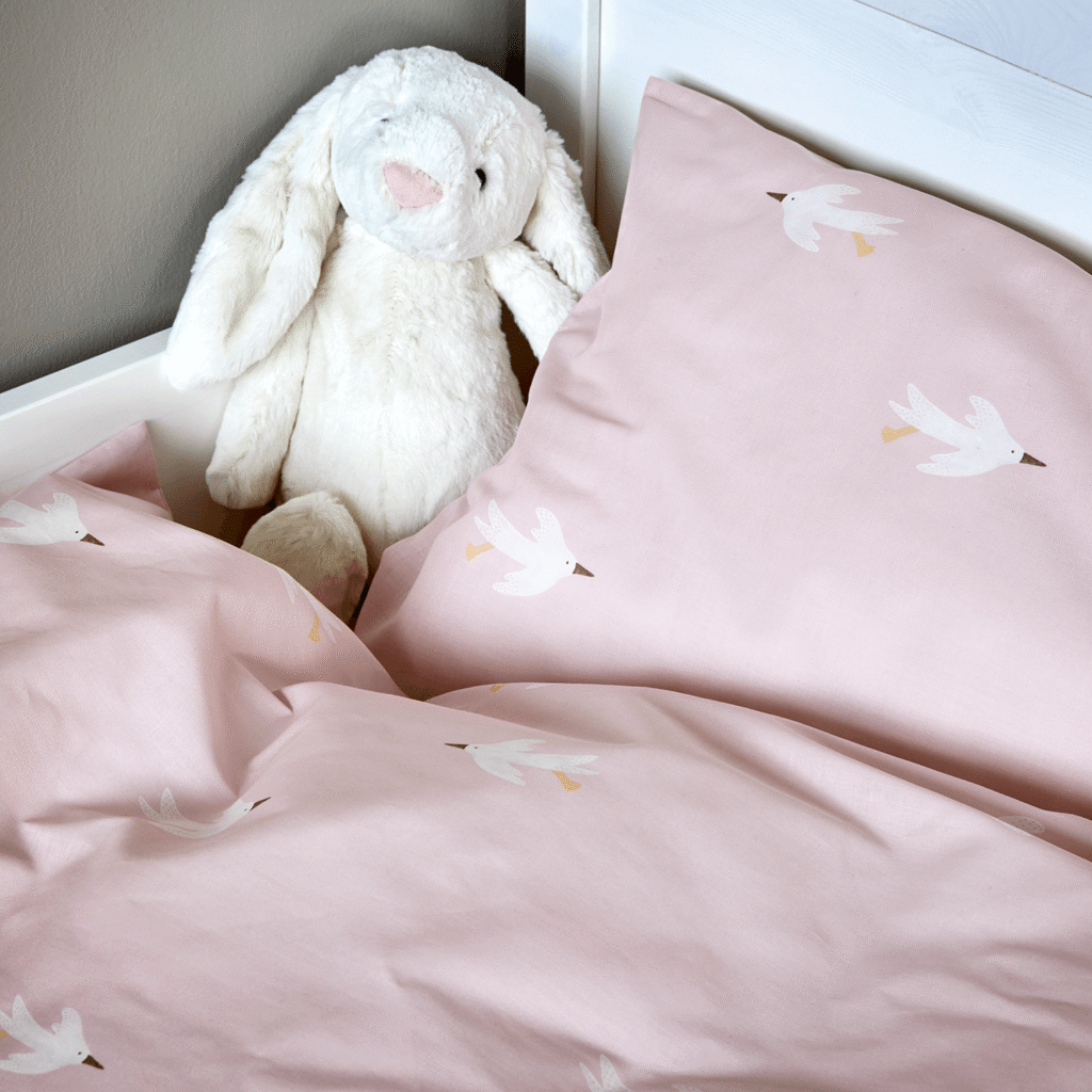 Høie Fina Børnesengesæt, rosa