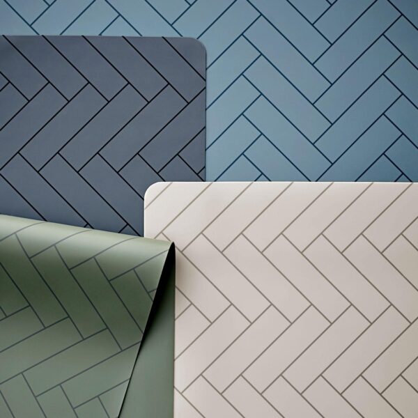 Södahl Dækkeserviet Tiles, Forest Green - Image 2