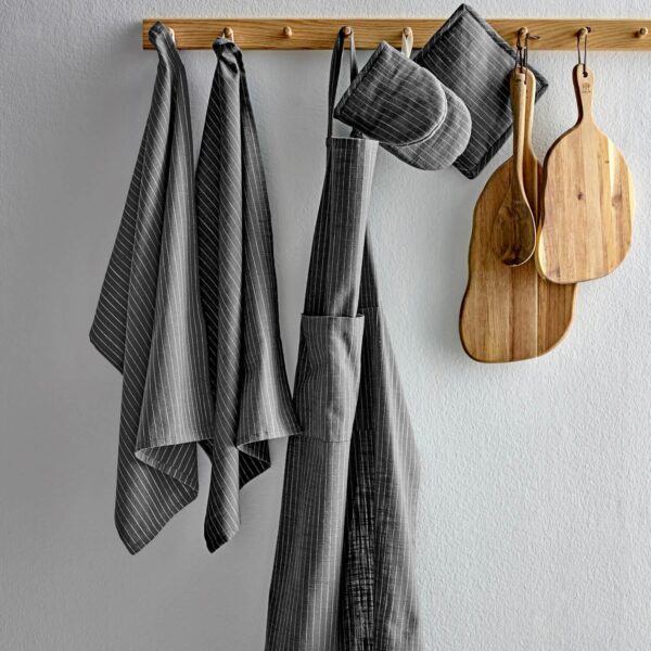 Södahl Viskestykker Line, Stone Grey, 2-pak - Image 2