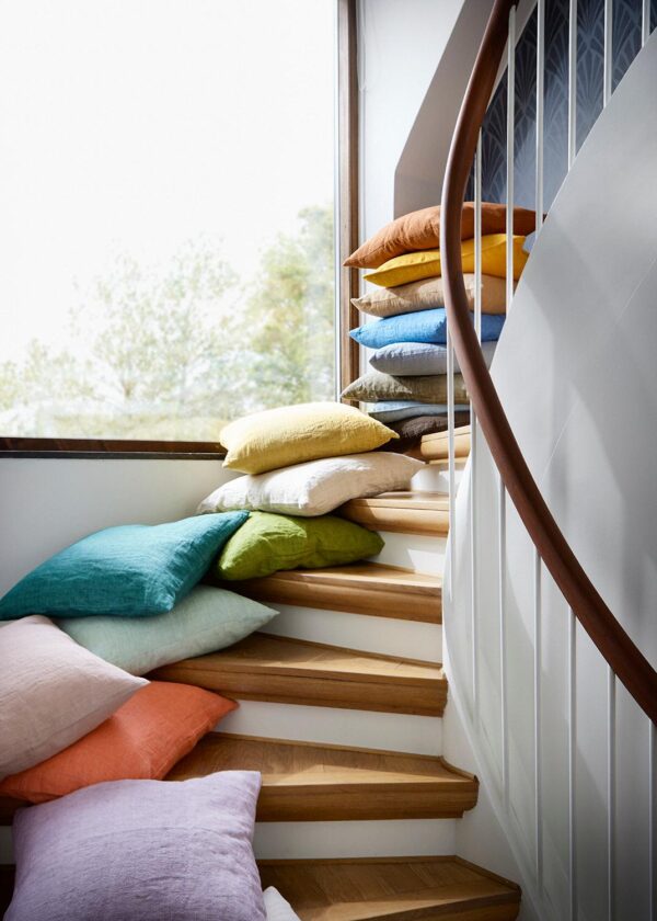 Cozy Living Betræk til Sofapude Linen, Fern Green - Image 2