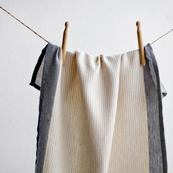 Södahl Viskestykke Statement, Stripe Beige - Image 2