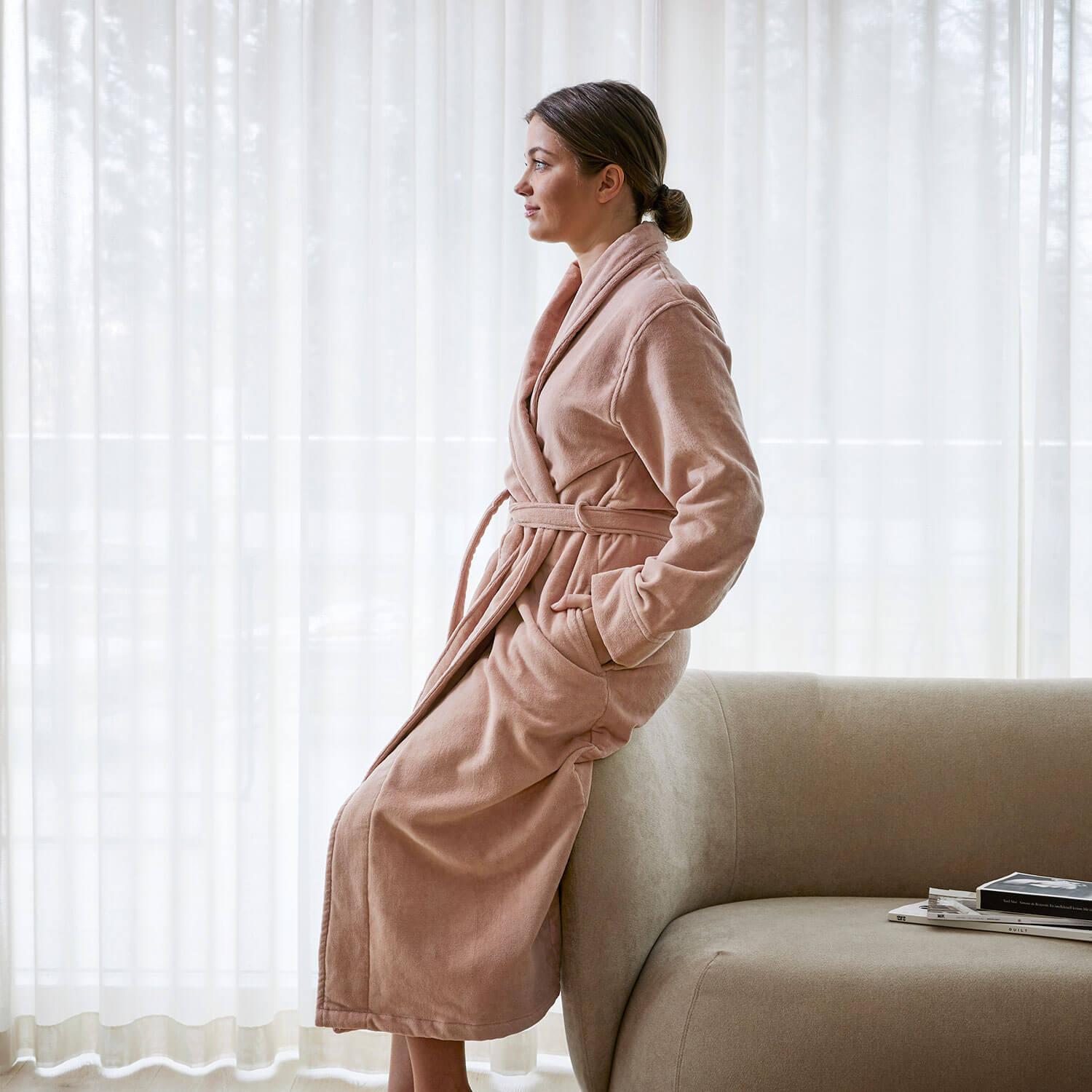 Høie Morgenkåbe Svanen, Dus Rosa - Image 2