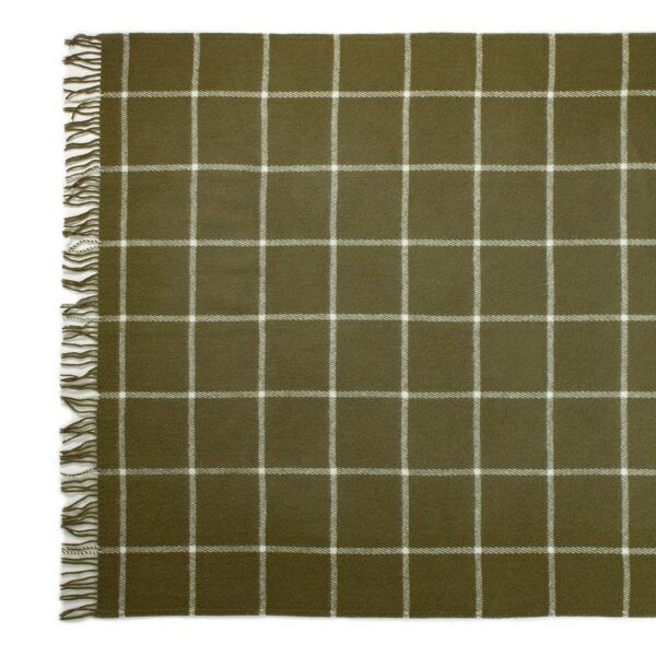 Arctic Uldplaid Thor, Olive - Image 2