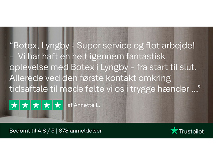 Trustpilot - Lyngby - 5 stjerner