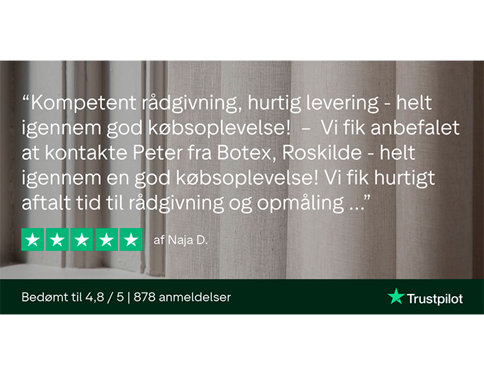 Trustpilot - 5 stjerner - Roskilde