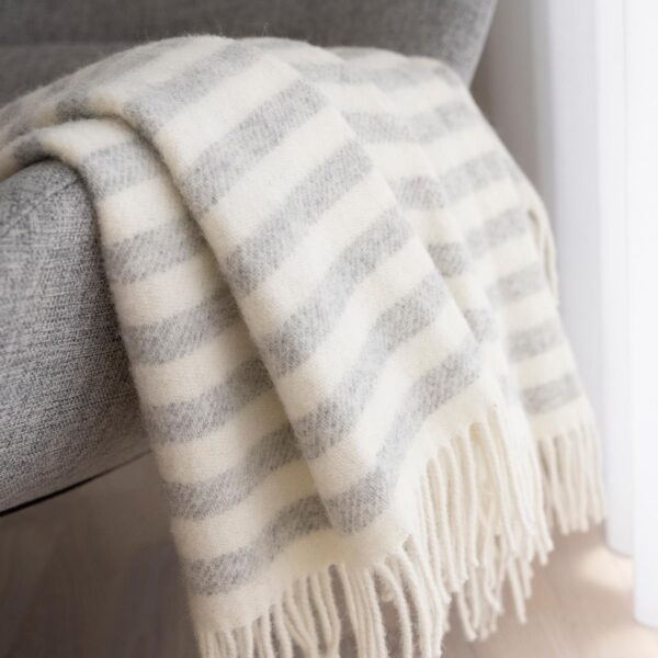 Arctic Uldplaid Fenris, Light Grey - Image 2