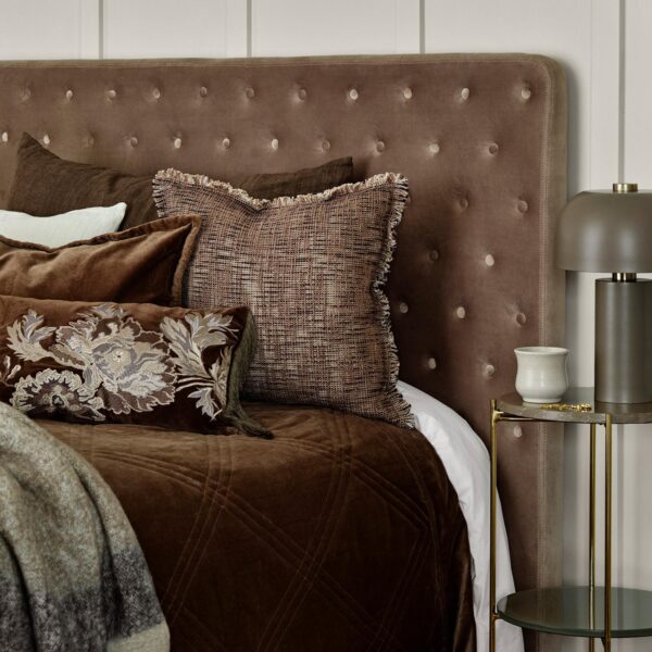 Cozy Living Betræk til Sofapude Maya, Ash Brown blend - Image 2