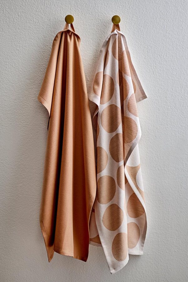 Södahl Viskestykker Bubbles, Warm Taupe, 2-pak - Image 2