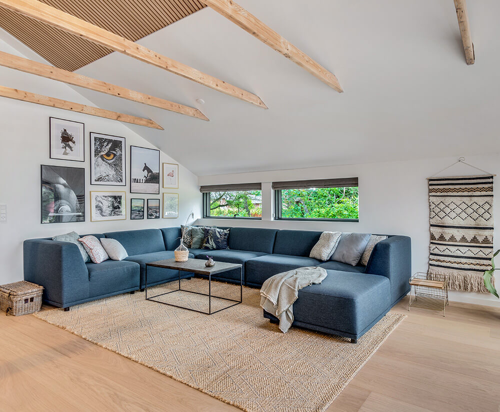 Gardiner i Trine Ramussens sommerhus