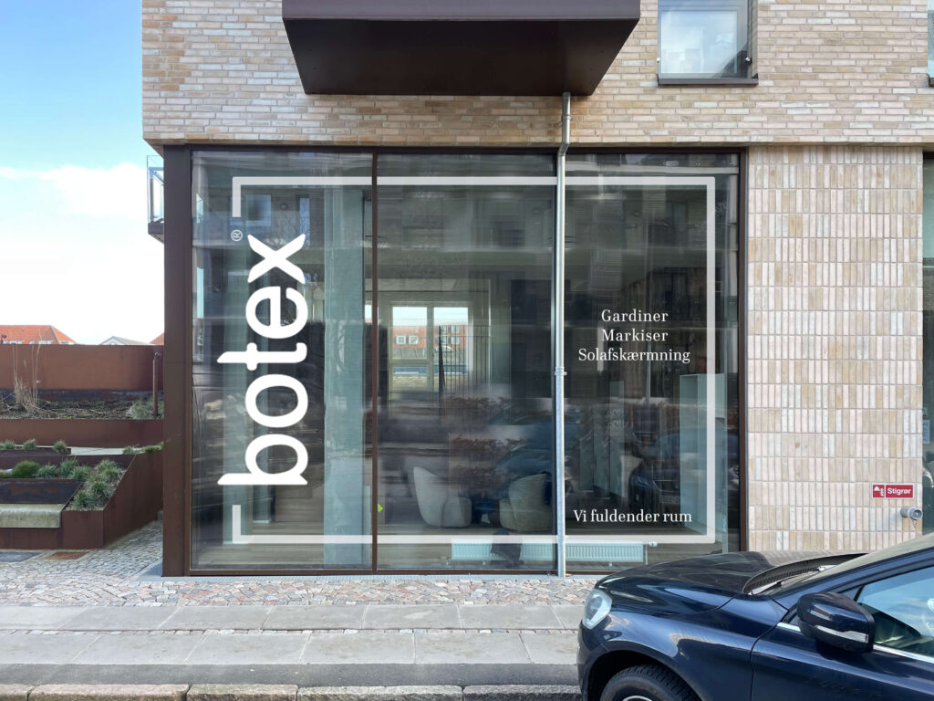 Botex Aarhus N butiksfacade