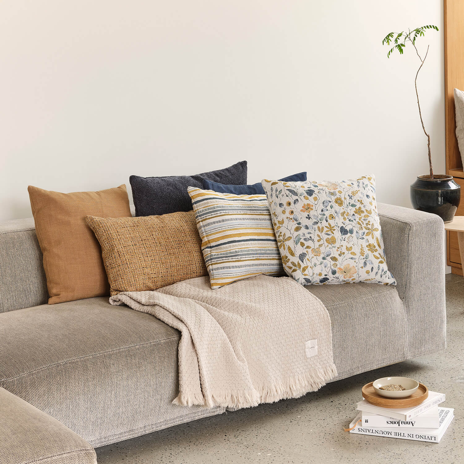 Compliments Betræk til Sofapude Fiesta, Mustard - Image 3