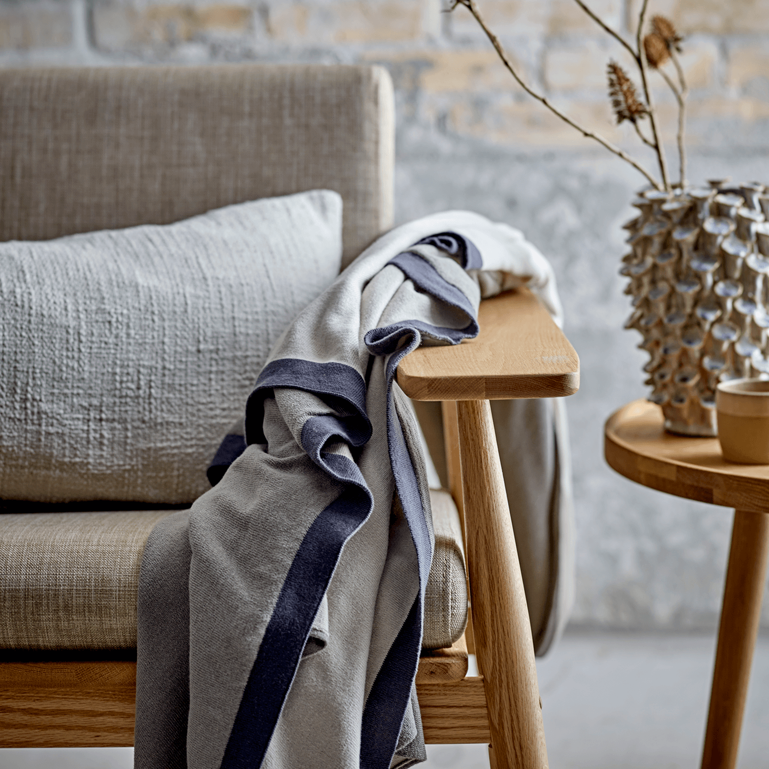 Södahl Bouclé Sofapude, Beige