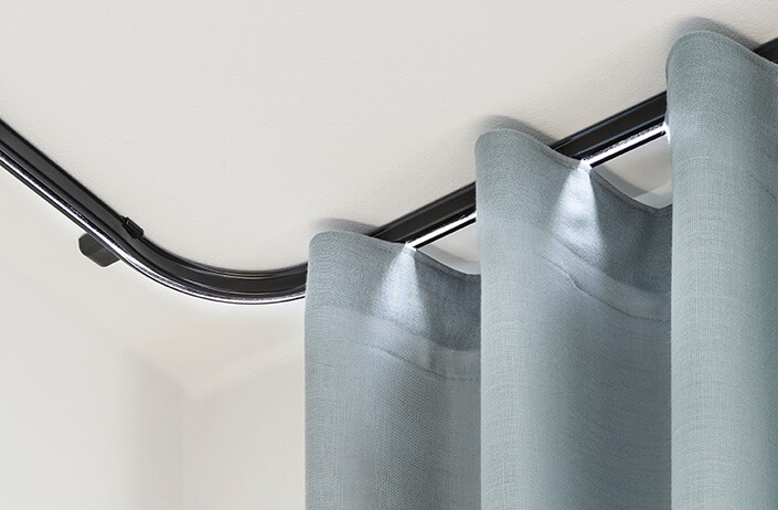 Stilling Gardinstænger - wavebånd