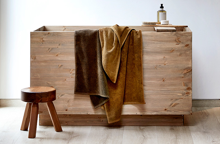 Høie Everyday Håndklæder, Okker og Brun