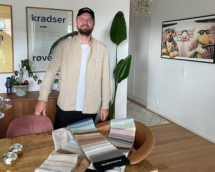 Anders Hemmingsen får nye gardiner