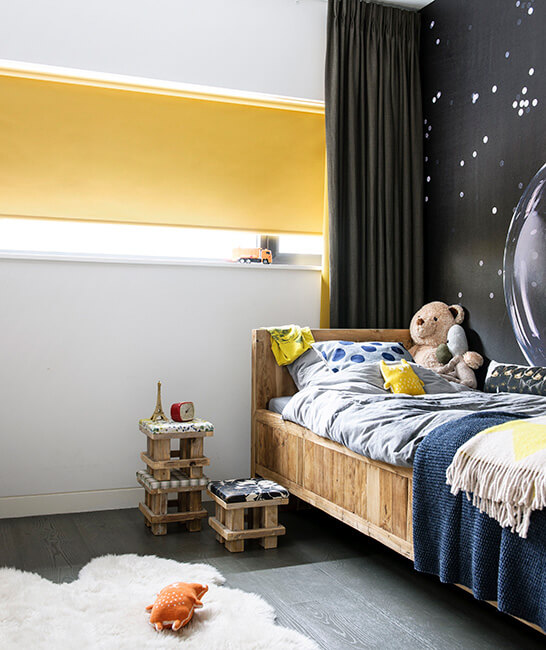 Stila Rullegardiner med mørklægning – børneværelse