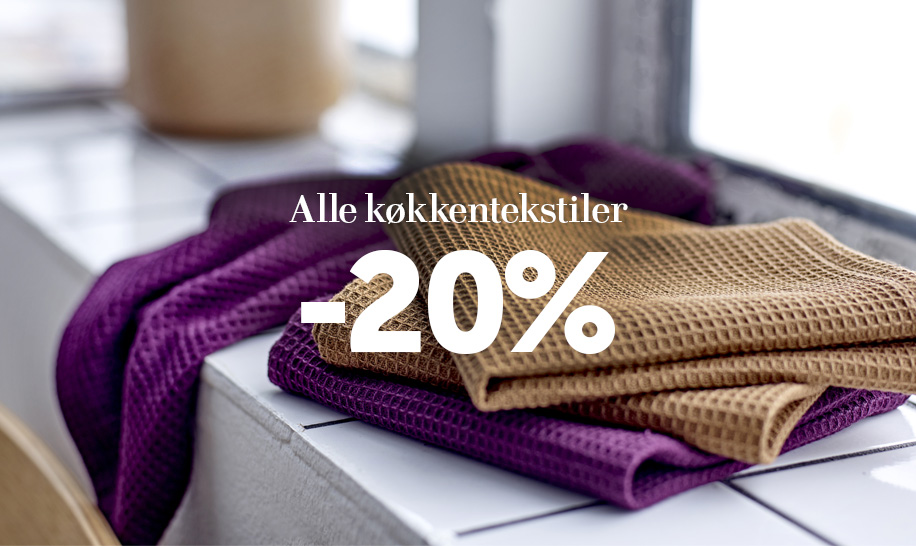 Køkkentekstiler -20%
