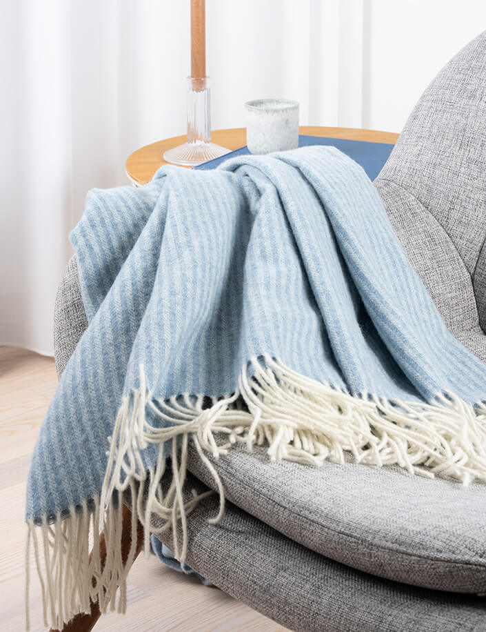 Arctic Plaid i uld Bella