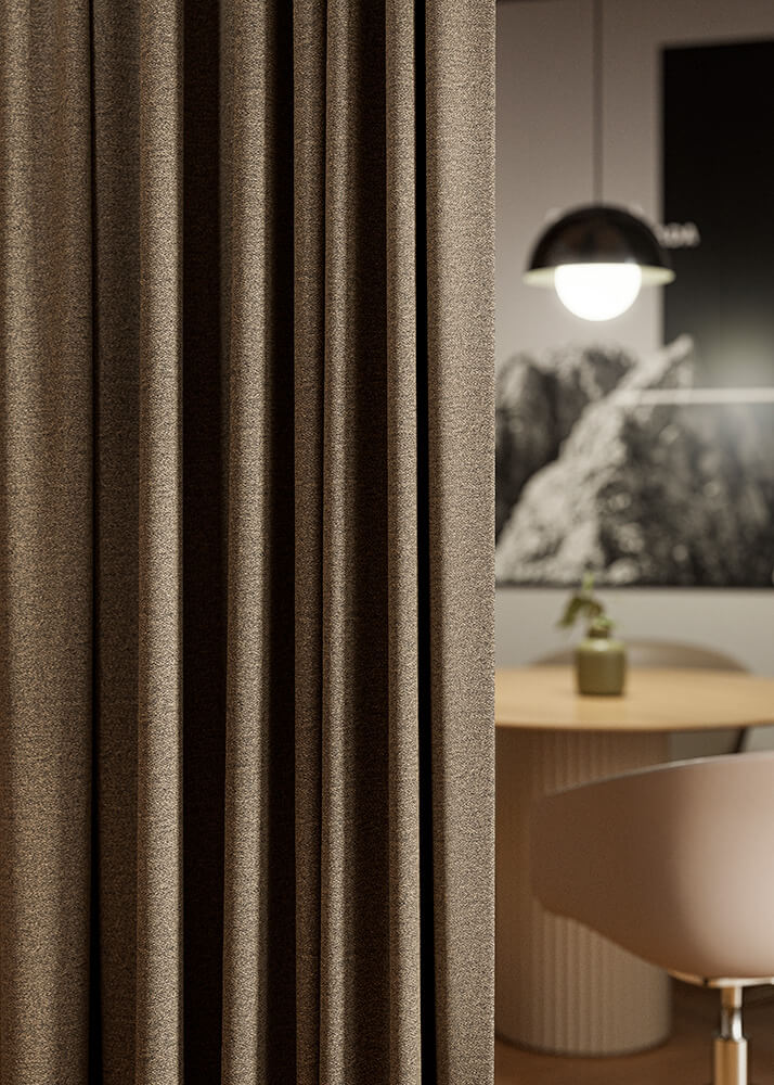 Stofgardiner - Ado - mørke gardiner