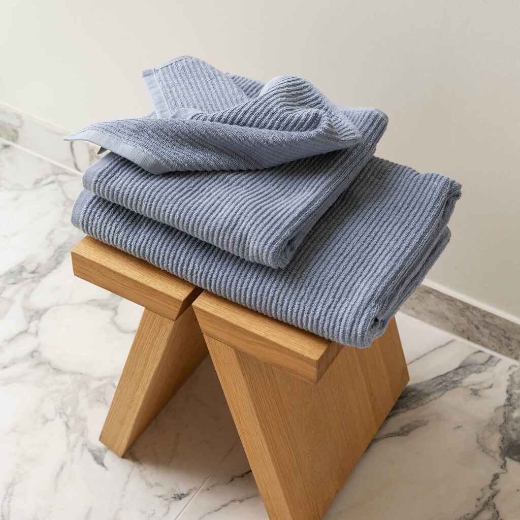 Høie Håndklæder Moment, Denim Blå