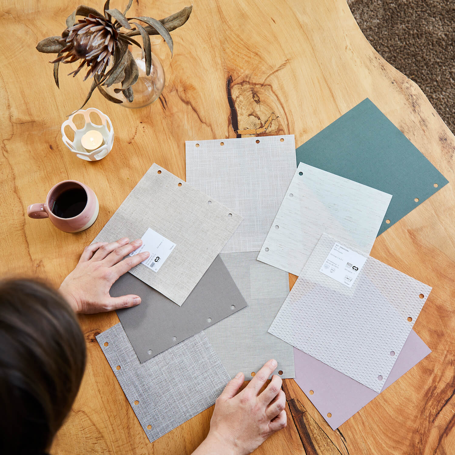 Rullegardiner - farve- og stofprøver - Faber