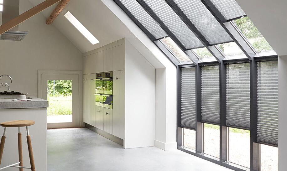Plissegardiner - Faber - uden snoretræk