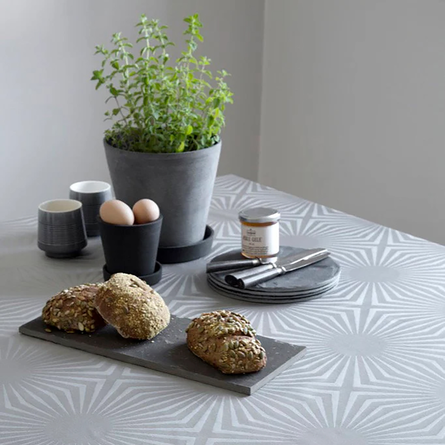 Compliments Bordløber Sun, Light Grey - Billede 2