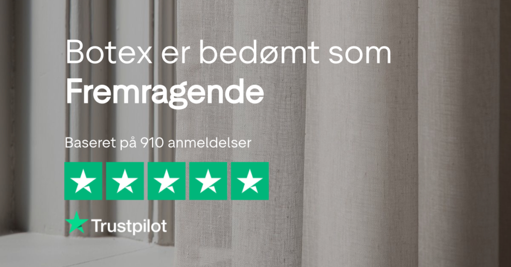 Trustpilot Botex 5 stjerner 